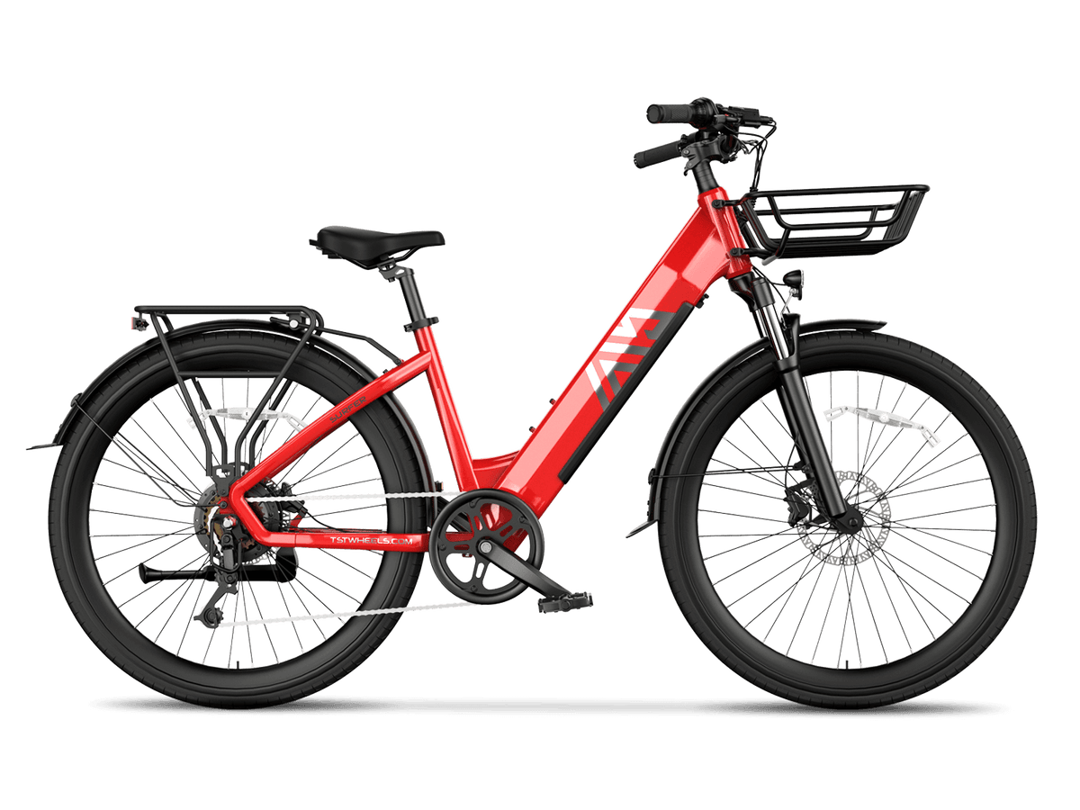 TST® Surfer 27.5" Step-Thru Commuter eBike