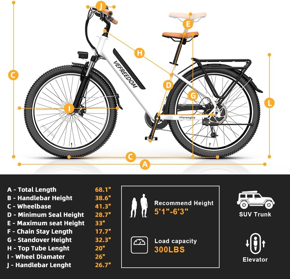 1000w Peak Electric Bike for Adults,up 80 Miles 48V 15AH Removable Battery Ebike, 26" UL Certified Electric Mountain E Bike Adult Electric Bicycles for Commute Beach Snow