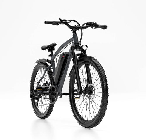26-inch Adult Electric Bicycle, with a Load Capacity of 330 pounds, 48V Detachable Battery, 7-Speed Gear Shifting, a top Speed of 25 Miles per Hour, a 750-watt Peak Motor