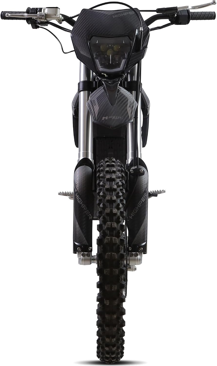 MotoTec Venom 72v 12000w Electric Dirt Bike Black | 72v
