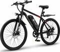 Electric Bike for Adults, 26" E-Bike with 750W/500W Peak Motor & UL 2849 Certified Battery, 37+ Miles Range, 7-Speed, Front Suspension, 20MPH