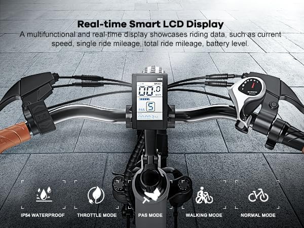 750 Peak Electric Bike for Adults,up 80 Miles Removable Battery Ebike, 26" Electric E Bike with 7-Speed,Adult Electric Bicycles for Commute Beach Snow White Womens All Terrain