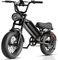 Jasion Electric Bike for Adults & Teens, 2000W/3000W Peak E Bike, Up to 55-90 Miles Range Electric Bicycle, 48V/52V Battery, 16"/20"x4.0" Fat Tire E-Bike, Full Suspension Ebike for Beach,Mountain,Road