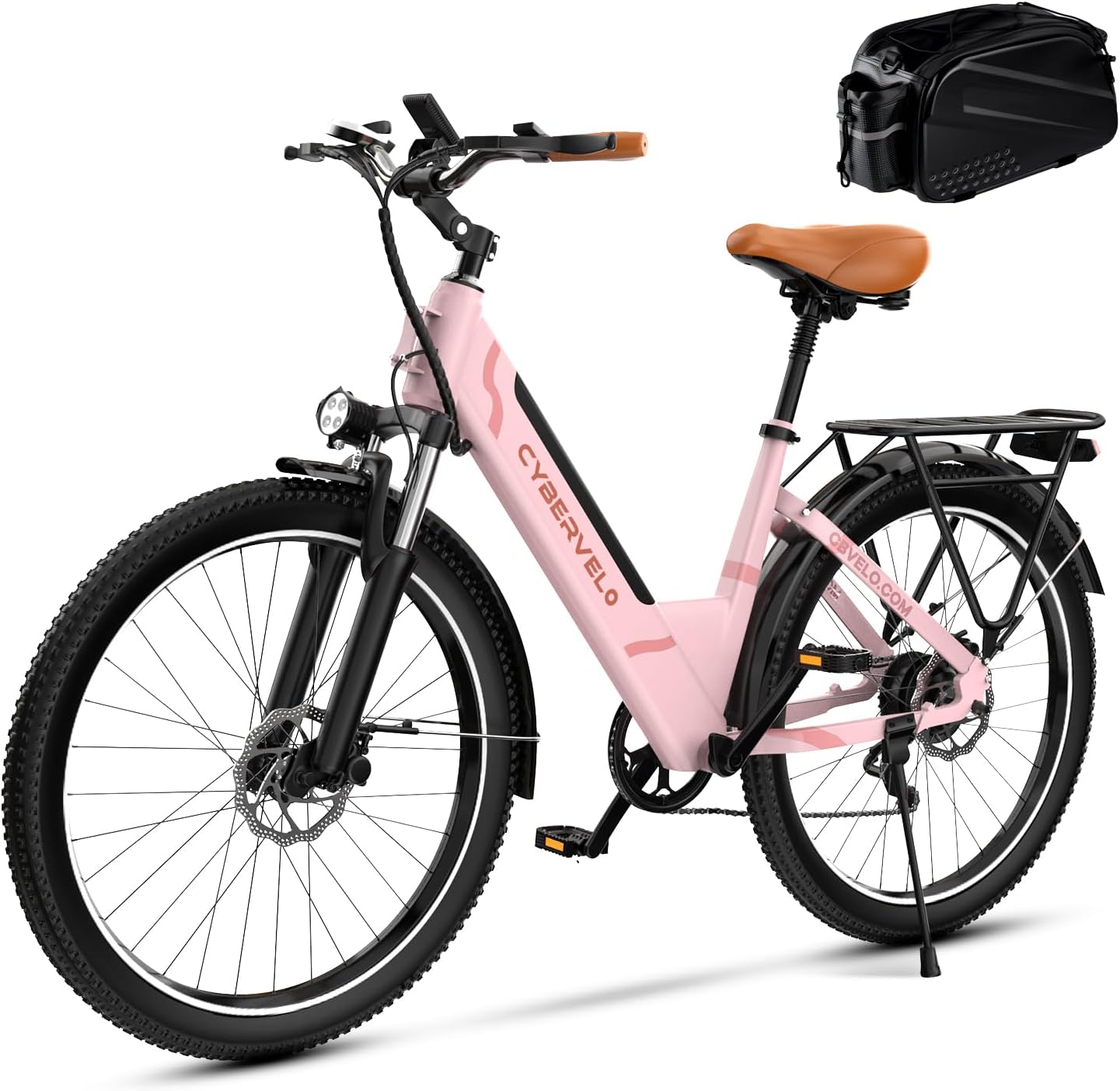 Electric Bike for Adults, with 1000W Motor,48V Removable Battery,60Miles,20MPH,Electric Commuter Bike for Women/Man,UL2849 Certified,7 Speed,Step-Thru Ebike