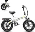 1000W Folding Electric Bike, 48V 20.8AH Large Removable Battery E Bike, 30+MPH, 80 Miles Max Range, 20" Fat Tire Electric Bike for Adults, Adult Electric Bicycles for Commute, 7-Speed