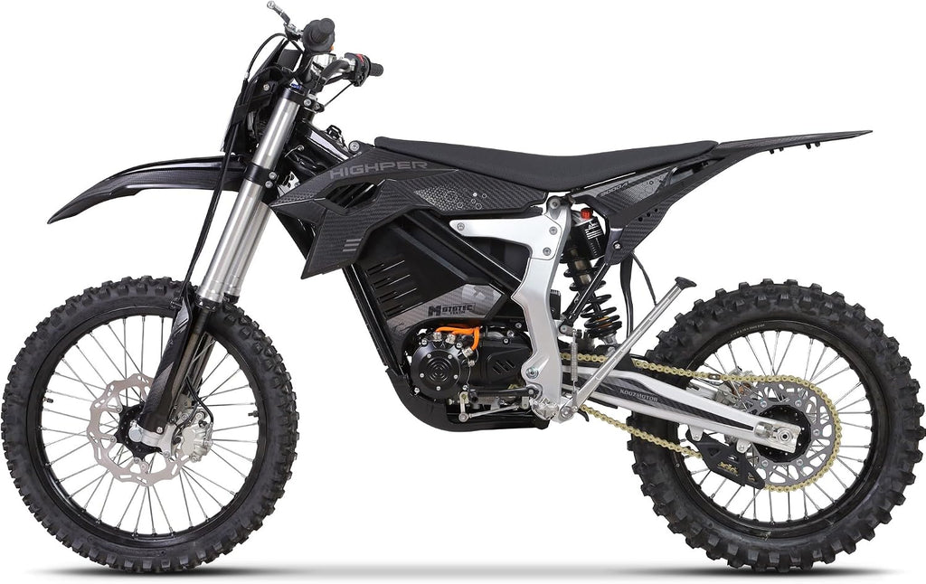 MotoTec Venom 72v 12000w Electric Dirt Bike Black | 72v