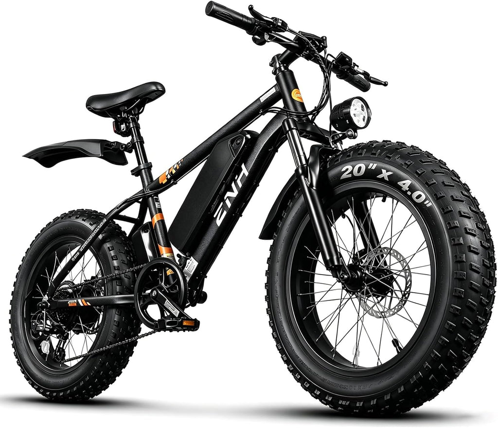 ZNH Electric Bike for Adults, 1100W Peak Motor 25MPH 60 Miles Fat Tire Ebike with 48V 15Ah Removable Battery, All Terrain Fat Tire Electric Bike, Front Suspension & 7-Speed UL 2849 Certified