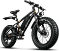ZNH Electric Bike for Adults, 1100W Peak Motor 25MPH 60 Miles Fat Tire Ebike with 48V 15Ah Removable Battery, All Terrain Fat Tire Electric Bike, Front Suspension & 7-Speed UL 2849 Certified