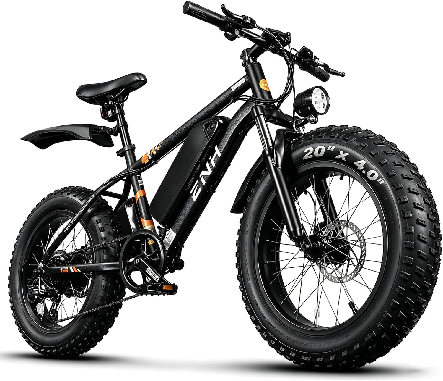 ZNH Electric Bike for Adults, 1100W Peak Motor 25MPH 60 Miles Fat Tire Ebike with 48V 15Ah Removable Battery, All Terrain Fat Tire Electric Bike, Front Suspension & 7-Speed UL 2849 Certified
