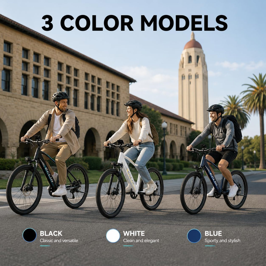 26" Electric Bike for Adults,750W Peak Motor Ebike with 480Wh Removable Battery,20MPH and 50 Miles Range Electric Commuter Bike,7-Speed,UL 2849 Security Certified