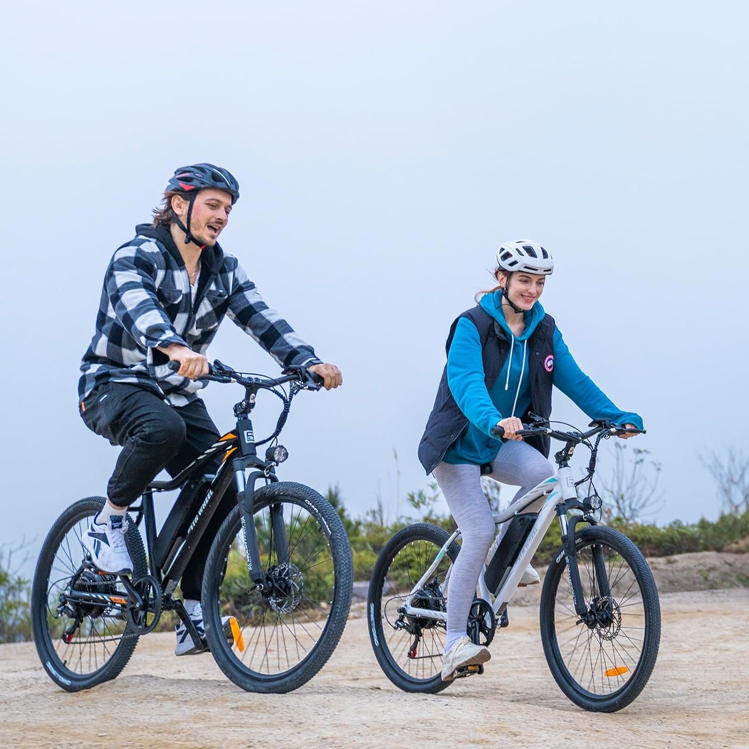 5TH WHEEL Mate Electric Bike for Adults - 1000W Peak Motor, 37KM/H, 468WH Removable Battery, 7-Speed, Mountain Ebike with Front Suspension & LCD Display for Commuting