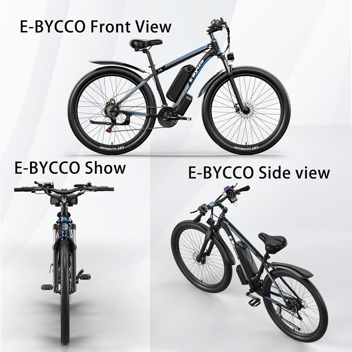 29 Inch Adult Commuter Electric Bike,Peak 1000W Motor 48V 17.5AH Removable Battery E-Bike Upto 70-80 Miles 34-36Mph E-Bike with 21-Speed RangeDisc Brakes & Front Suspension