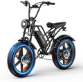 Electric Bike for Adults, 20" Electric Mountain Bike, 4in Fat Tire Ebike, 750W Rated Power / 1000W Peak Power, Electric Bicycle with 48V 15AH Removable Battery