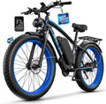 Ebike for Adults Electric, 52V 19.2Ah/32Ah, Peak 2000W/3000W/6000W E-Bicycle, 36/40/45 M P H, 70 /100Miles, Off Road Snow Mountain E-Bike, Hydraulic Disc Brake, 24"/26" Fat Tire E-Bike UL2849 by SGS