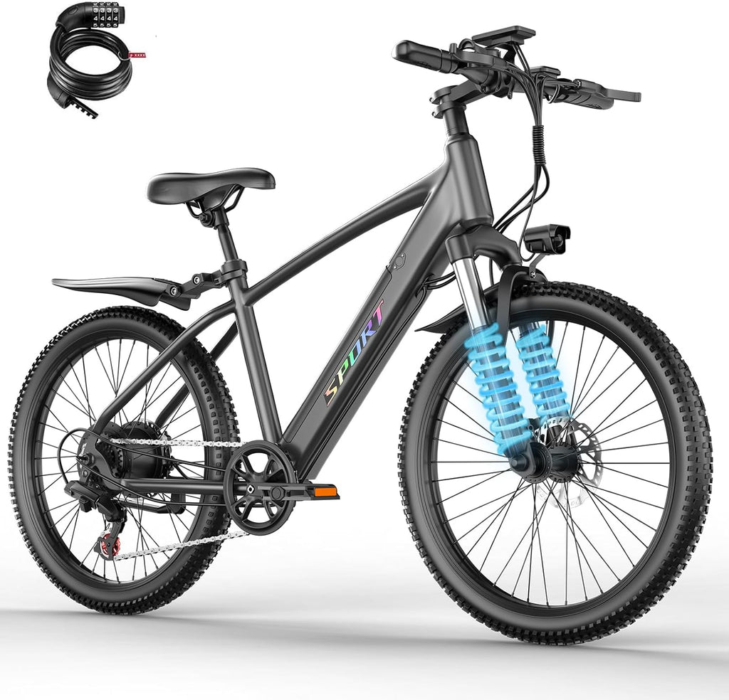 Electric Bike for Adults, 1500W Peak Ebike with 48V 12Ah Removable Battery, 26 inch Electric Bicycles for Commute, City Cruiser E-Bike for Adult, Step-Thru,7-Speed, Up to 25MPH 65 Miles