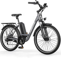 Funhang Electric Bike for Adults, 26" City Cruiser Ebike with 1000W Peak Motor, 20MPH 50 Miles Commuter Adult Electric Bicycles with 48V Battery, Adjustable Stem, 7-Speed, UL 2849 Certified