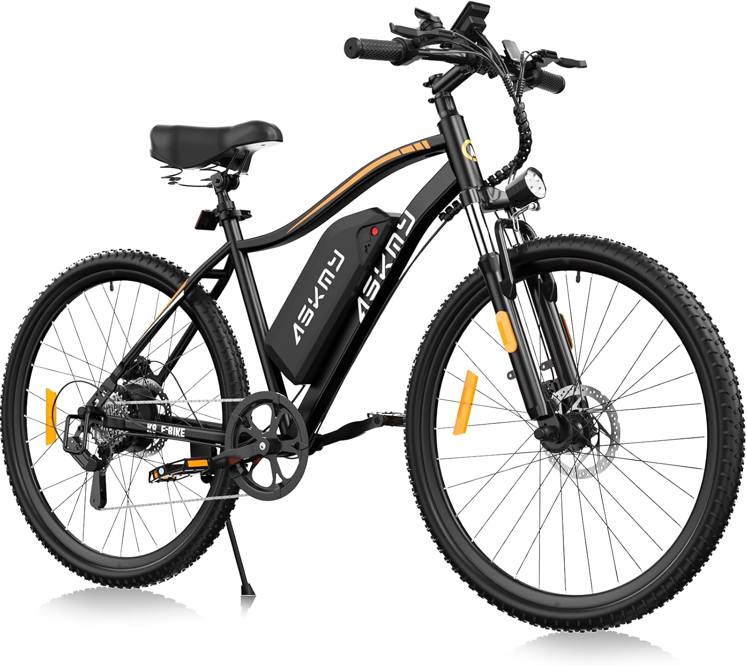 REOCRO Electric Mountain Bike for Adults, 26" E-Bike with 750W Peak, 48V Removable Battery, 45+ Miles PAS Range, 25MPH, 7 Speed, Commuter Ebike for Daily Ride, Electric Bicycle for Teens