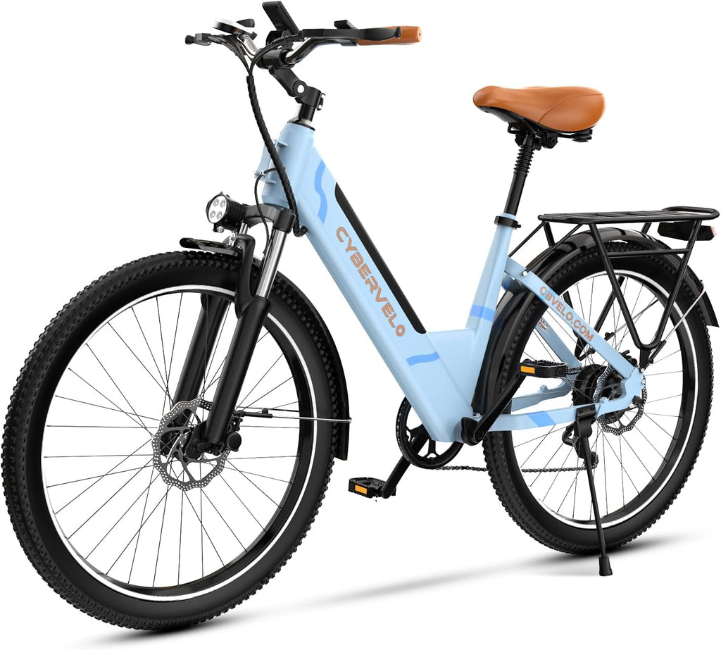Electric Bike for Adults, with 1000W Motor,48V Removable Battery,60Miles,20MPH,Electric Commuter Bike for Women/Man,UL2849 Certified,7 Speed,Step-Thru Ebike