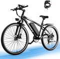 ASKGO Electric Bike for Adults, 1500W Peak Mountain Ebike with 25 MPH, 65 Miles Range, 7 Speed, 48V 10.4Ah Removable Battery Ebike, 26" Electric Bicycle for Commute