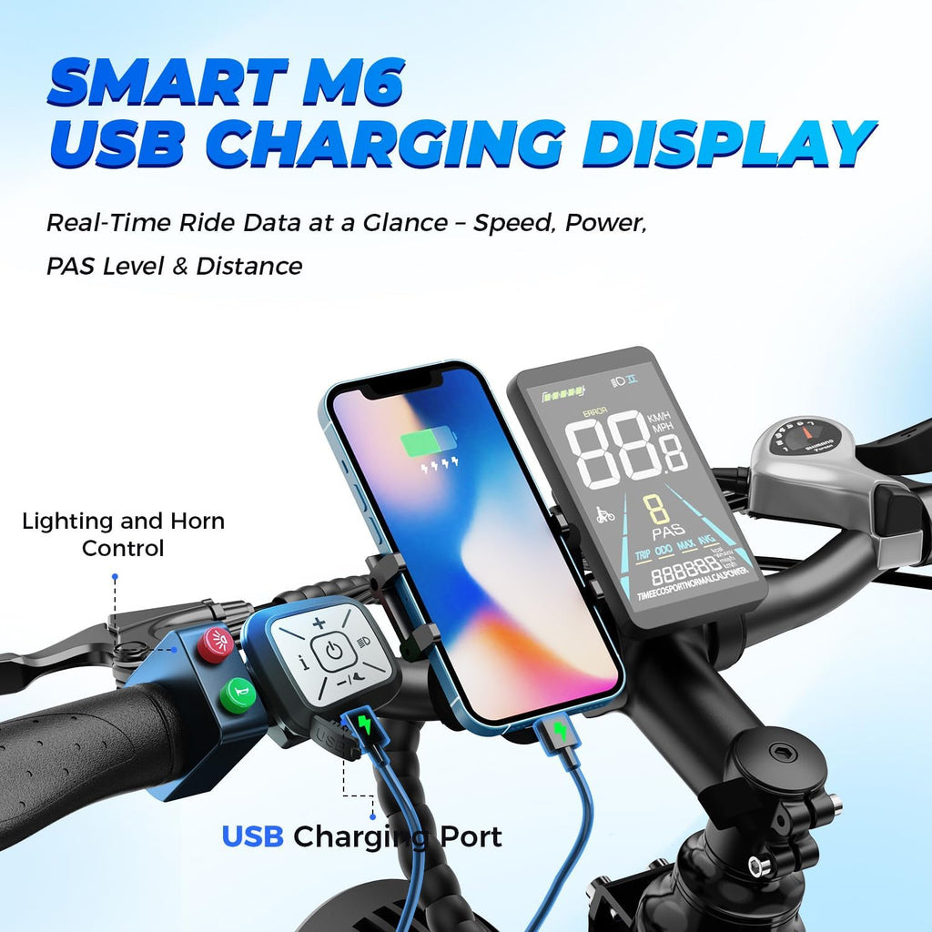 Aipas M1 Pro & M2 Pro Electric Bike Combo, 1800W Peak Motor Fat Tire EBikes for Adults, Electric Mountain Bike with 48V 17.5Ah Battery, 26" x 4.0" All-Terrain Tires, 7 Speed, 85 Miles Long Range
