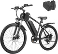 Hoverfly Electric Bike for Adults, 26"/16" Models, 750W/500W Peak Motor, Up to 20/15.5MPH, 48V/36V Removable Battery, Up to 40/28 Miles Range, UL2849 Certified, Electric Bike for Commute/Leisure/Trail
