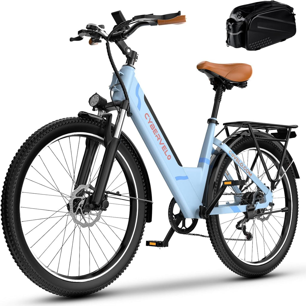 Electric Bike for Adults,70 Miles,1000W Motor,26" Commuter Electric Bike,48V Removable Battery,Electric Bicycles for Women/Man, 7-Speed Dual Disc Brake,UL Certified