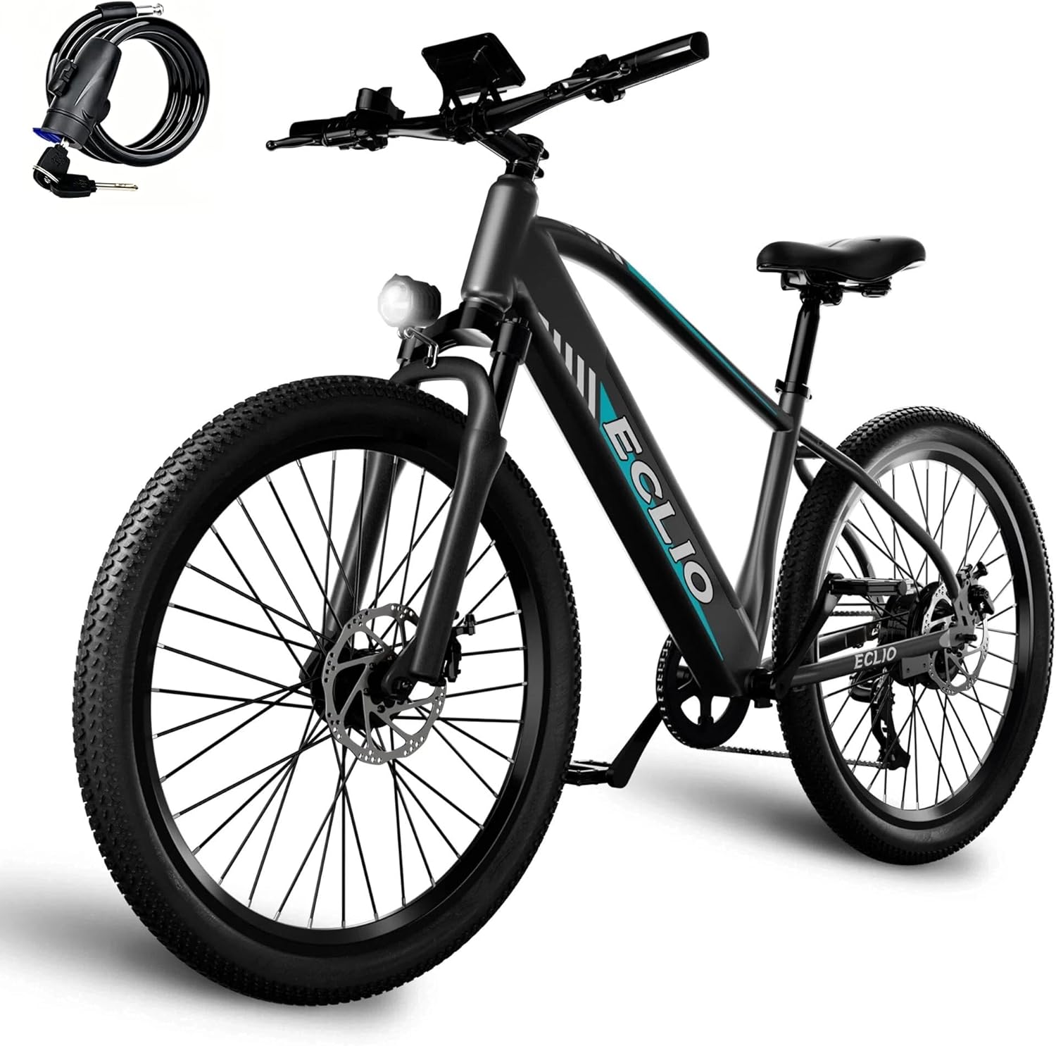 26" Electric Bike for Adults,750W Peak Motor Ebike with 480Wh Removable Battery,20MPH and 50 Miles Range Electric Commuter Bike,7-Speed,UL 2849 Security Certified
