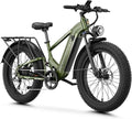 Aipas M2 Max Electric Bike for Adults, 1800W Peak Motor Electric Mountain Bike, 26" x 4.0"Fat Tire Ebike with 48V 17.5Ah Battery, Up to 85 Miles Range, Hydraulic Disc Brakes, Air Suspension, 7 Speed