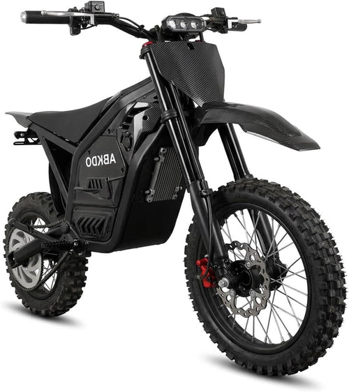 4000W Peak Electric Dirt Bike for Teens Adults, 45 MPH Max Speed, 40 Miles Range, 48V 23Ah Removable Battery, 14" Front/12 Rear Tires,Reverse Function,with Phone Holder & Disc Lock