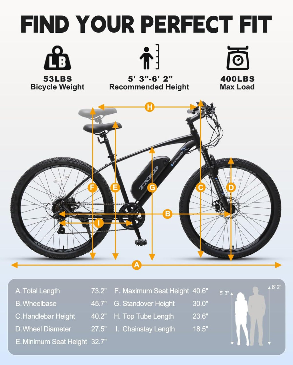 Electric Bike for Adults, 1500W Peak Motor, 48V 13Ah Removable Battery, Up to 60-Mile Range, 20 MPH, UL 2849 Certified, Shimano 7-Speed, 27.5" Ebike