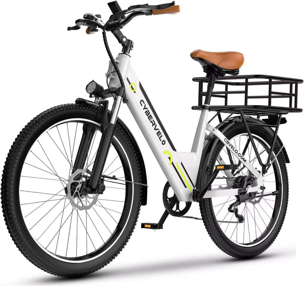 Electric Bike for Adults, with 1000W Motor,48V Removable Battery,60Miles,20MPH,Electric Commuter Bike for Women/Man,UL2849 Certified,7 Speed,Step-Thru Ebike