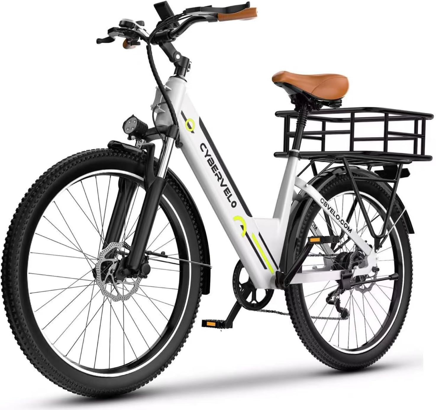 Electric Bike for Adults, with 1000W Motor,48V Removable Battery,60Miles,20MPH,Electric Commuter Bike for Women/Man,UL2849 Certified,7 Speed,Step-Thru Ebike