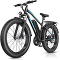 Electric Bike for Adults, 1000W Peak Ebike, 60Miles Electric Mountain Bike, 26" x 4'' Fat Tire Electric Bicycle with 48V 13AH Battery, Rear Rack, Fenders, Front Suspension, UL 2849 Certified