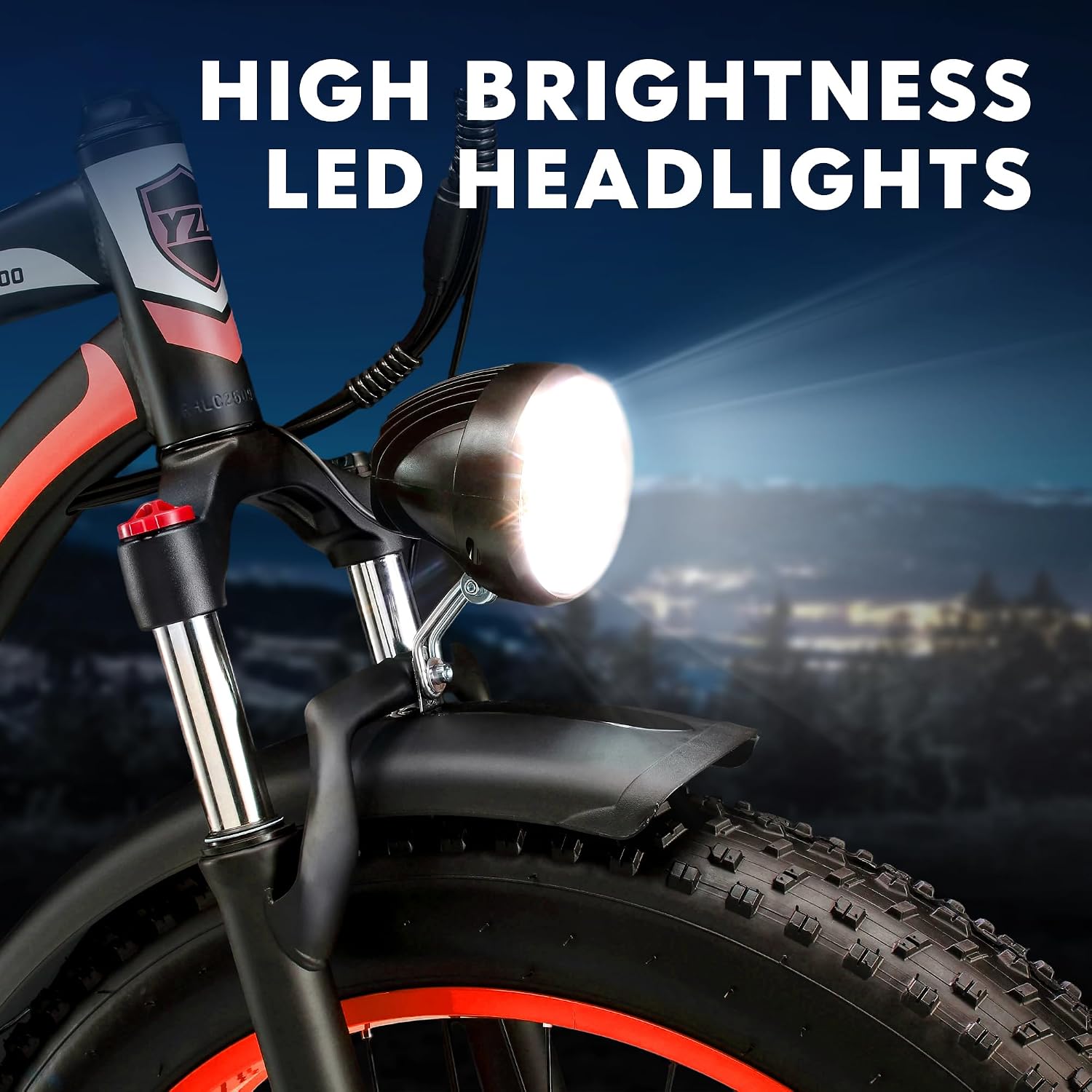 Electric Bike for Adults with 2000W Peak Motor | 48V17.5Ah Removable Battery,60 Miles PAS Range,26"x4.0" Fat tire,Hydraulic Disc Brakes, 32MPH Speed, Cruise Control