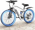 26" Electric Bike for Adults, 1500W Peak Motor,28MPH 65 Miles Commuter E-Bike, UL 2849 Certified,7-Speed Electric Mountain Bike for City, Park and Riding