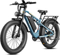 Jasion EB5 Ultra Electric Bike for Adults, Peak 2500W Ebike with 52V 20Ah (1040Wh) Battery, Dual Suspension & Hydraulic Brakes, 26"x4" Fat Tire Off-Road Electric Bicycle