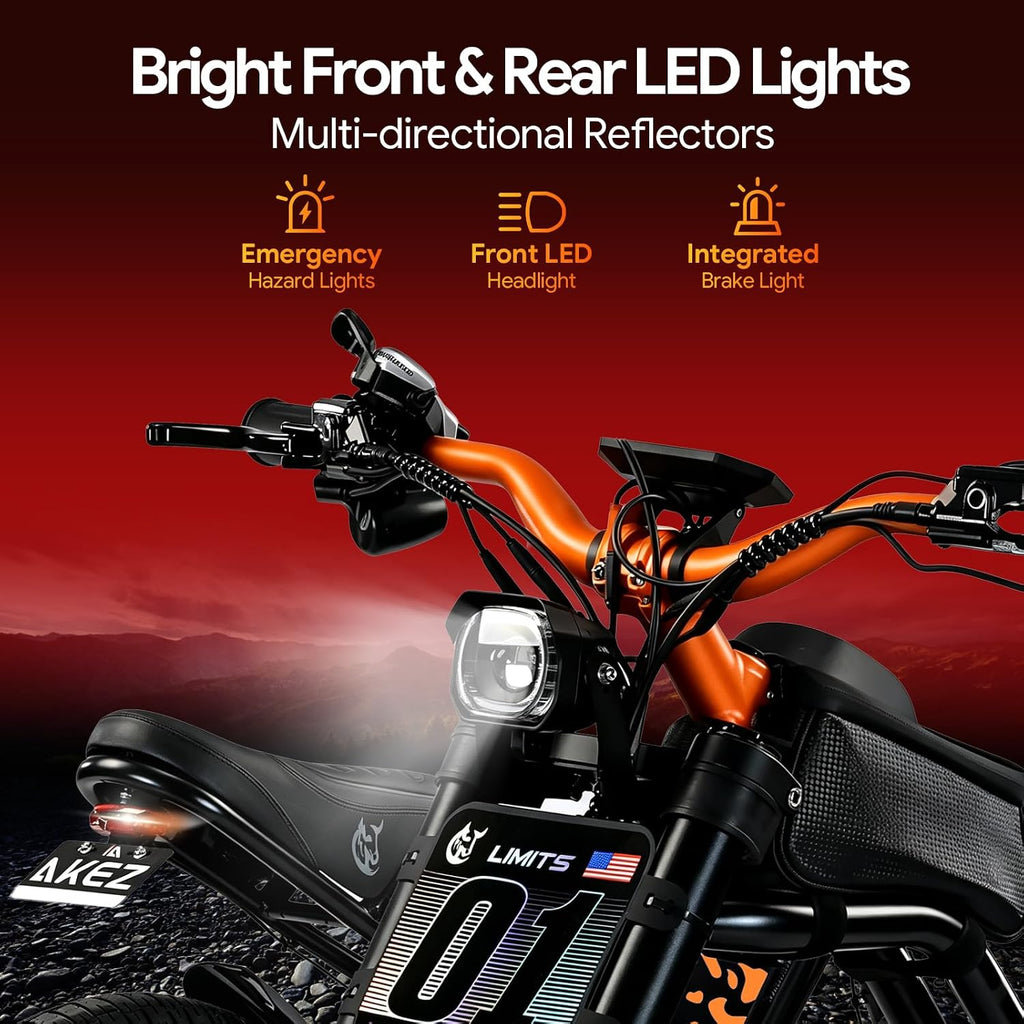 Electric Dirt Bike for Adults & Teens – 1500W Off-Road Motorcycle with 32MPH Top Speed & 50-Mile Range, 48V 20Ah Removable Battery, Full Dual Suspension, Dual Disc Brakes, Smart LCD Display
