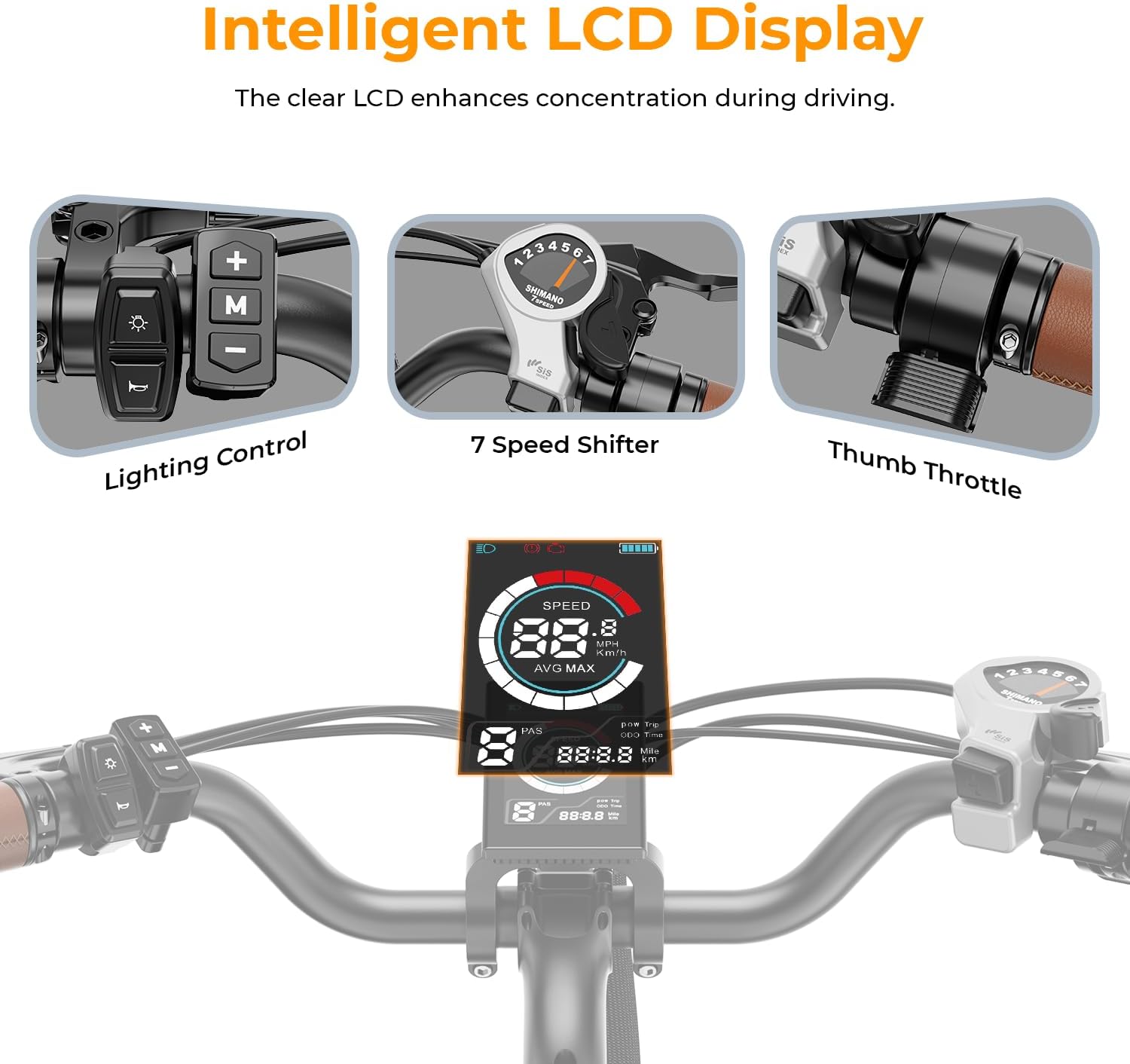 Heybike Cityscape 2.0 Electric Bike for Adults with Peak 1200W Motor, 468Wh Removable Battery, 50Miles 26" Electric Commuter Bike, 7-Speed,UL Certified