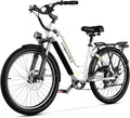 Cybervelo 750W Peak Electric Bike for Adults,up 80 Miles Removable Battery Ebike, 26" Electric E Bike with 7-Speed,Adult Electric Bicycles for Commute Beach Snow Womens/Man All Terrain