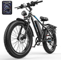 EDIKANI S01 26" Electric Bike for Adults, Peak 2000W 34MPH Fast E Bike for Men, 1104WH 100 Miles Fat Tire Ebike for Adults Electric, E Bicycle for Commuter with Brake Light & Turn Signals