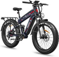 FREESKY 2026 Alaska Pro Dual Battery 48V 45AH LG Cells 200 Miles 40MPH Electric Bike for Adult, 4000W High-Torque Motor Long Range Fat Tire Ebike, 26" Mountain E Bike, UL 2849 Certified by TÜV