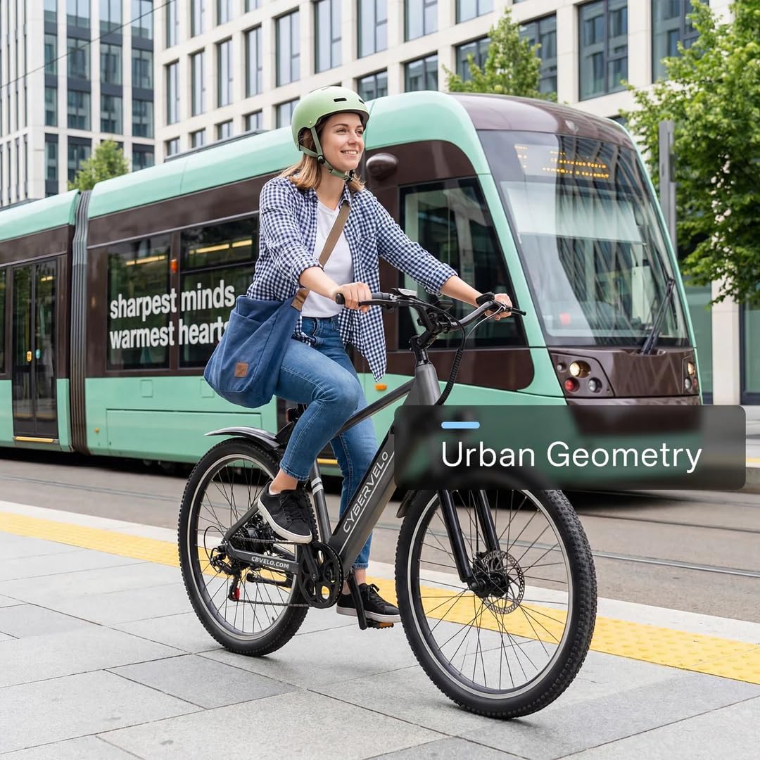 26" Electric Bike for Adults 1000W,Commuter Electric Bike with 48V Removable Battery 60 Miles,20MPH E-Bike for Adults,Adult Electric Bicycle with 7-Speed,Dual Disc Brakes