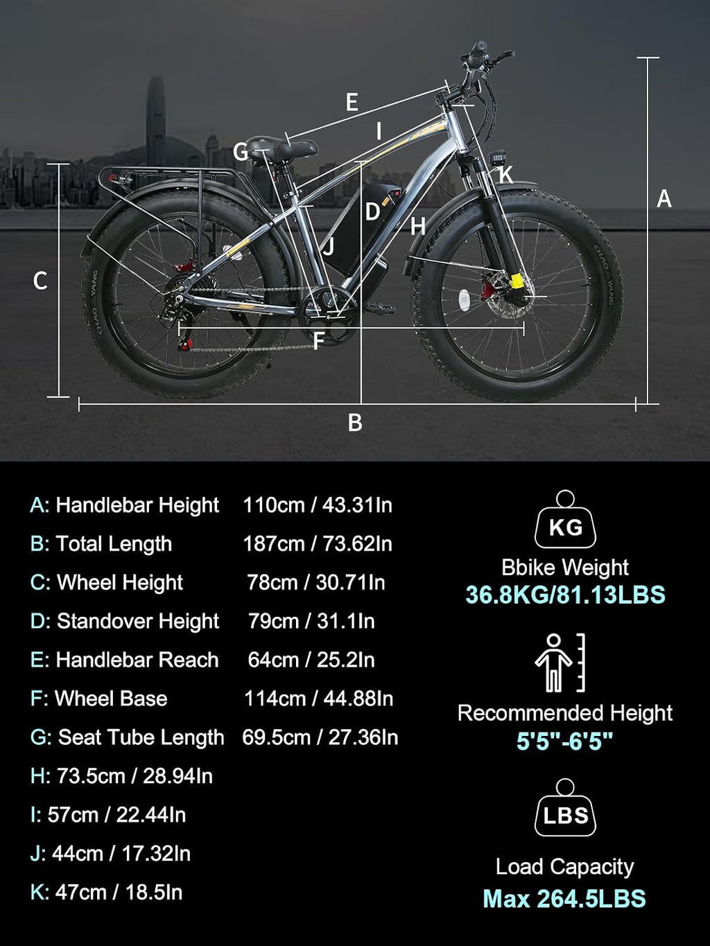 F01 Electric Bike for Adults with 1000W Motor, 48V 18.2AH Removable Battery, 26" Electric Bicycle Fat Tire E-Bike 30MPH Mountain Beach Snow E-Bike, 7 Speed Gear.Safety Tested to UL 2849