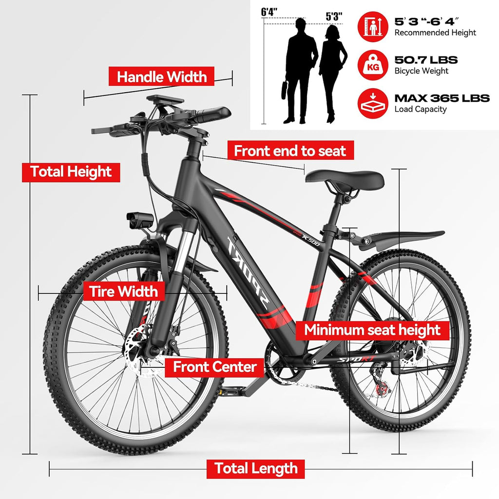 Electric Bike for Adults, 1500W Peak Ebike, 60Miles 25MPH Electric Mountain Bike, 26" Adult Electric Bicycle with 48V Removable Battery, Adjustable Seat,7 Speed UL2849 Commuting E Dirt Bike (Gray