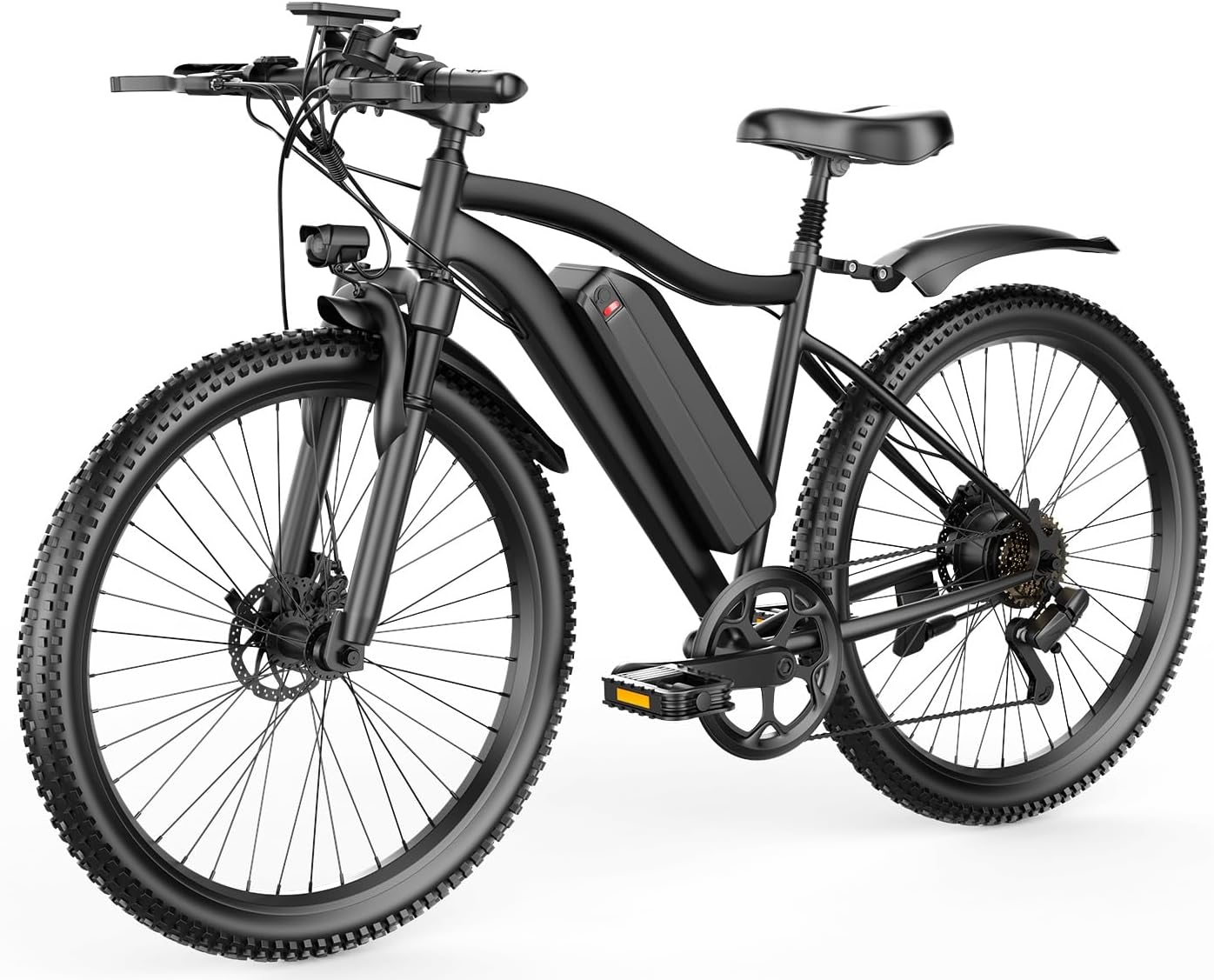 Electric Bike for Adults & Teens, 26 Inch 1500W Peak Ebike, 25 MPH, 50+ Mile Range, UL 2849 Certified E Mountain Bike, 7-Speed Commuter Bicycle for Road, Snow