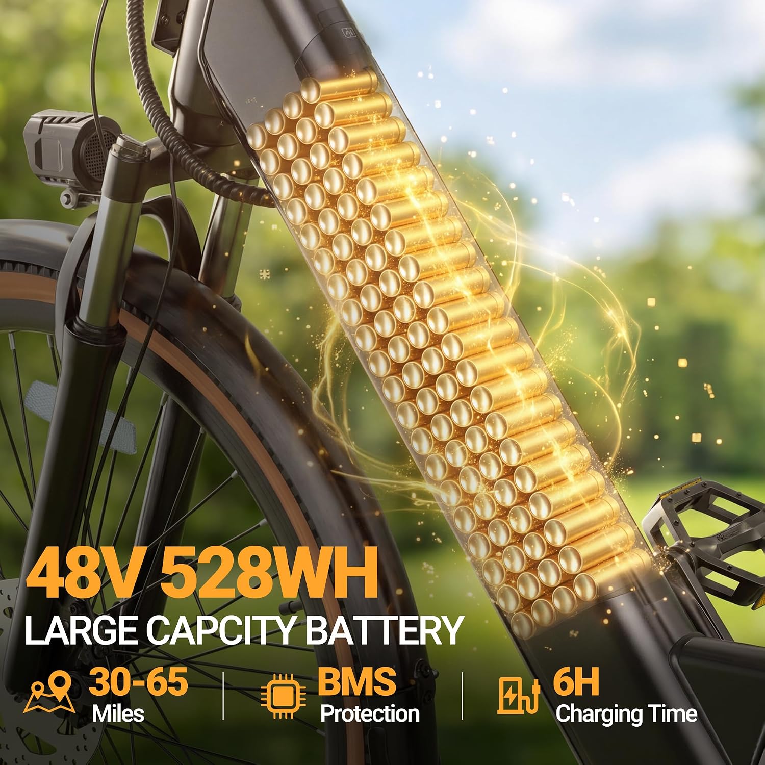 Electric Bike for Adults 14"/20"/26" Ebike 48V 500W/ 1500W | Electric Bicycle 20/25/31 MPH Max Speed 20-60 Miles Range Commuter Off-Road E Bikes