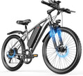 26'' Electric Bike for Adults 1500W Peak Motor 55 Miles Long Range 25MPH Commuter E-Bike with 7 Speed Gears Waterproof Pedal Assist UL2849 Electric Mountain Bicycle for Men