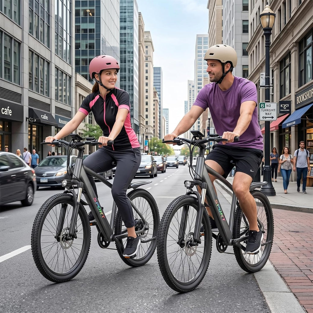 Electric Bike for Adults, 1500W Peak Ebike with 48V 12Ah Removable Battery, 26 inch Electric Bicycles for Commute, City Cruiser E-Bike for Adult, Step-Thru,7-Speed, Up to 25MPH 65 Miles
