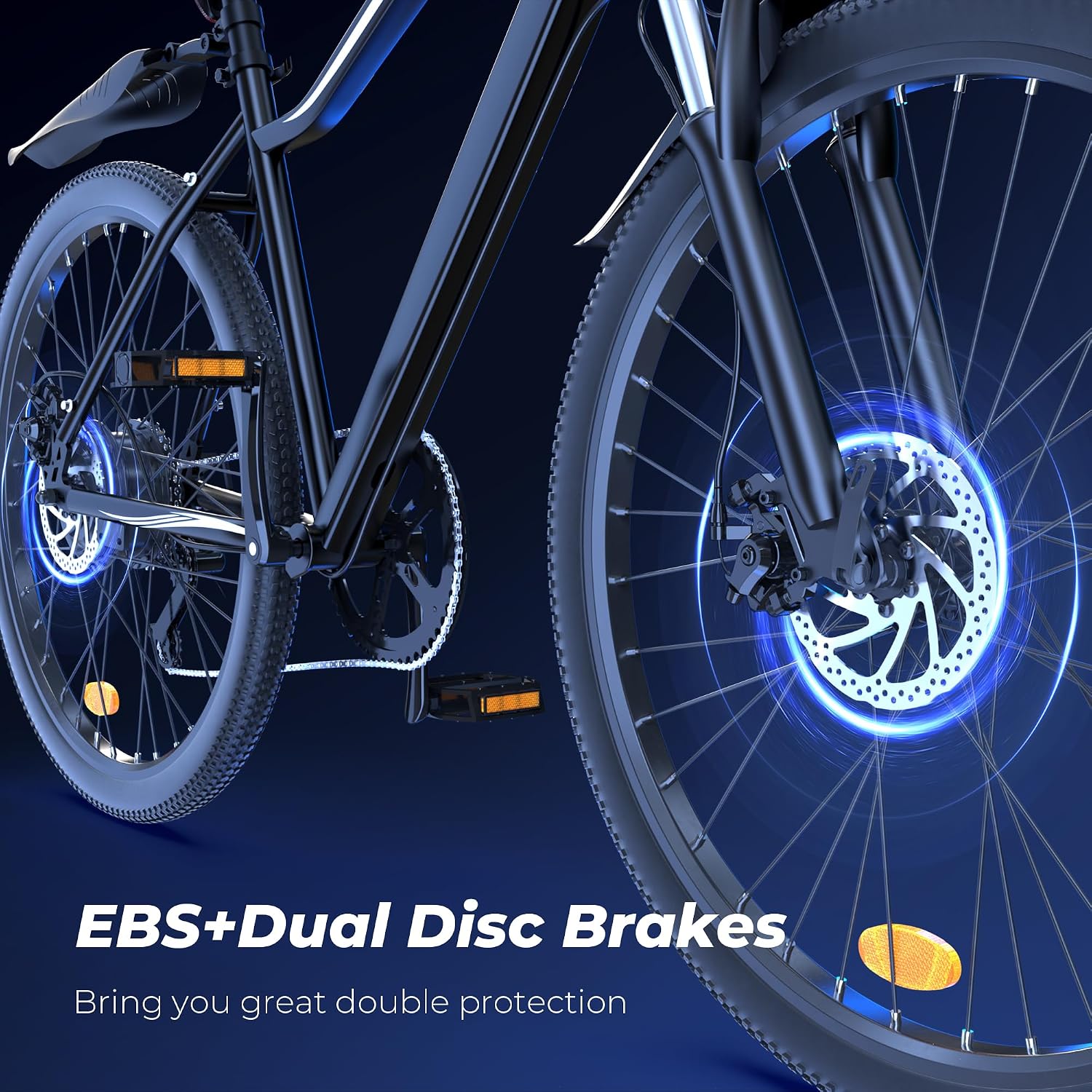Electric Bike - Electric Bike for Adults, 1500W / 1000W / 750W Peak Motor, Up to 80/75/55Miles, 20MPH EBike, 26'' Tires Lightweight E Bike for Commuting Mountain Road Sand