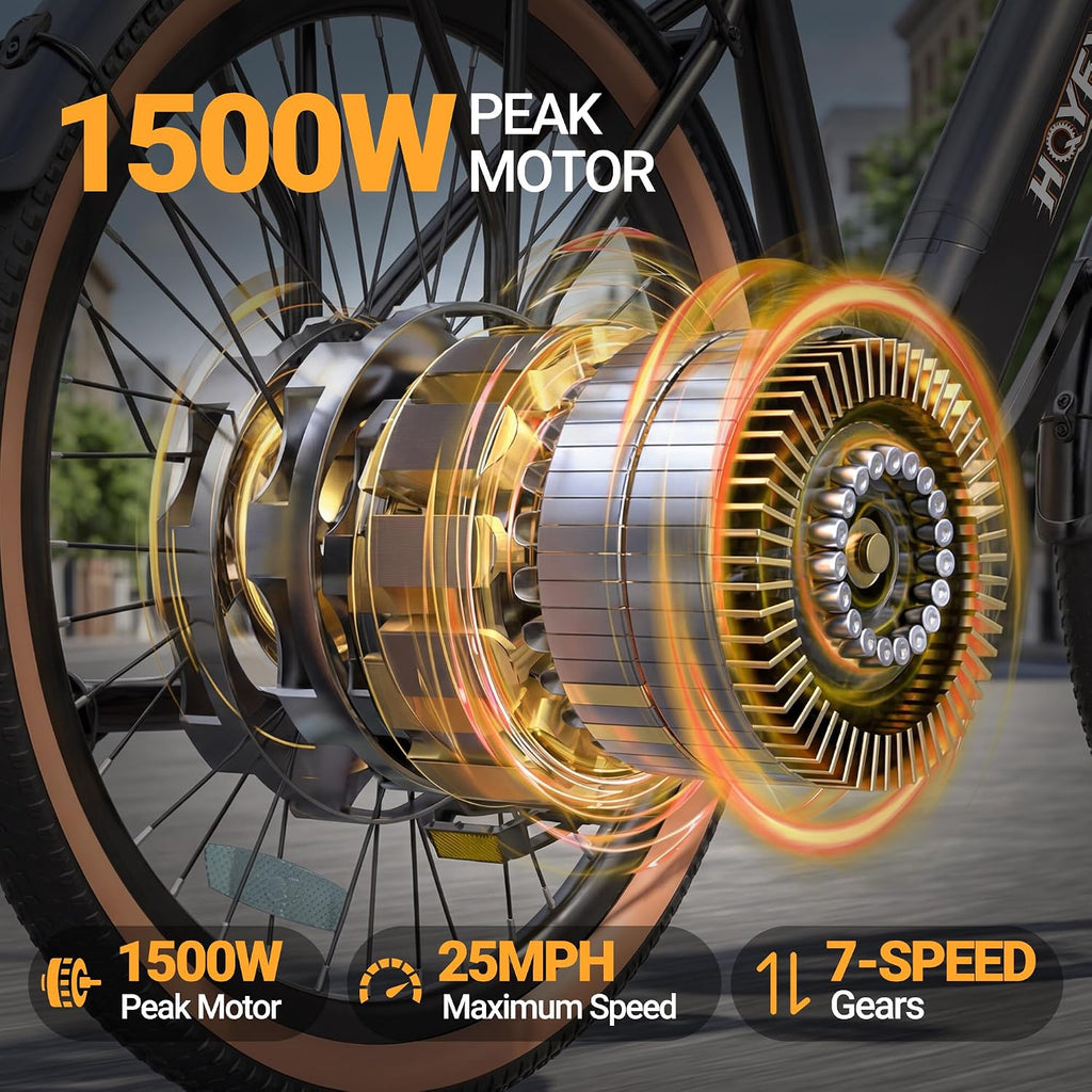 Electric Bike for Adults 14"/20"/26" Ebike 48V 500W/ 1500W | Electric Bicycle 20/25/31 MPH Max Speed 20-60 Miles Range Commuter Off-Road E Bikes